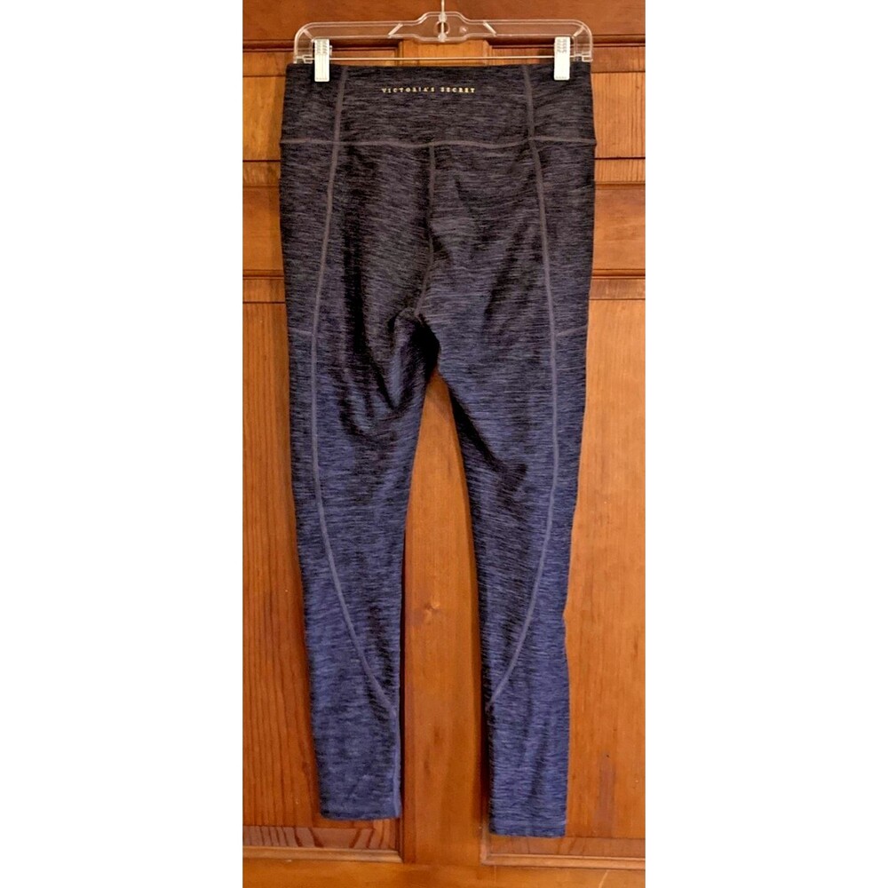 Victorias Secret Womens 12 Gray Space Dye High Rise Pocket Sport Leggings Sporty - Picture 2 of 7